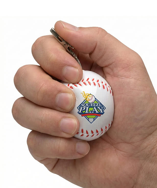 Baseball Stress Reliever Memo Holder
