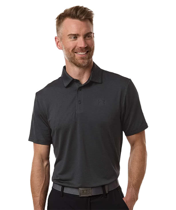 Under Armour Playoff Stripe UPF 40+ Performance Polo 3.0 - Embroidered