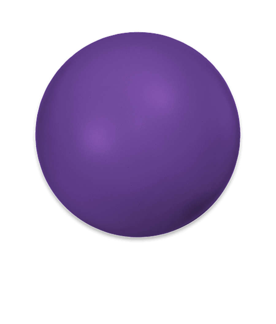 Round Stress Reliever in Purple