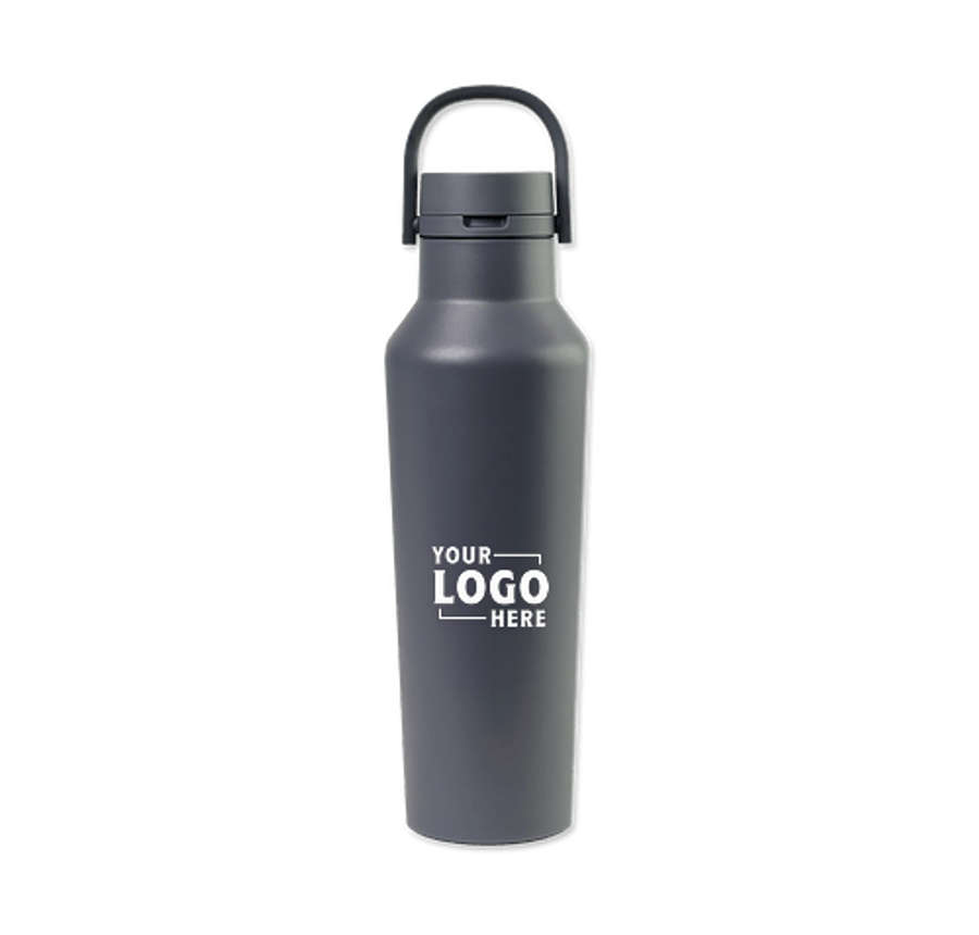 Corkcicle 20 oz. Sport Canteen Water Bottle in Dark Grey