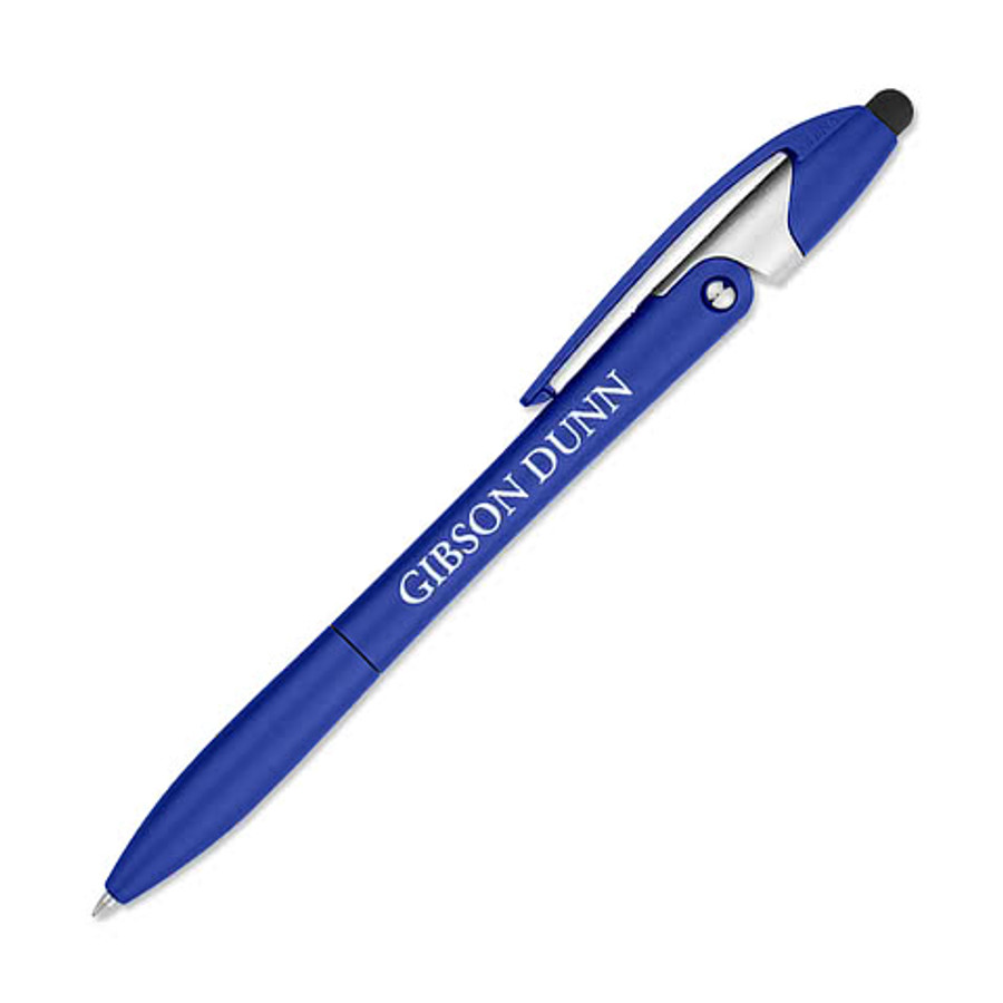 Yoga Phone Stand Stylus Pen (black ink) in Metallic Red