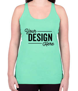 Bella + Canvas Women's Tri-Blend Racerback Tank - Color: Mint Tri-Blend