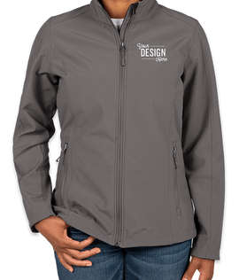 Port Authority Women's Core Fleece Lined Soft Shell Jacket - Color: Deep Smoke