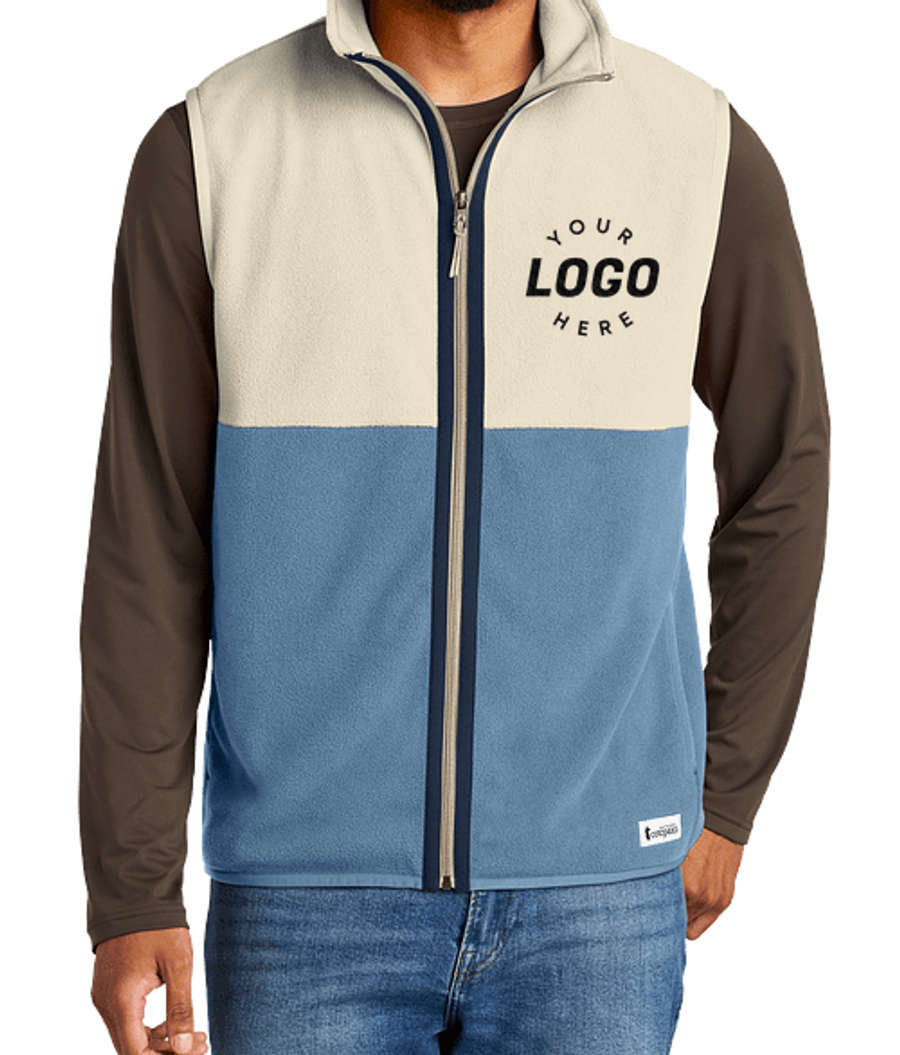 Cotopaxi Amado Recycled Fleece Vest in Cream / Fjord