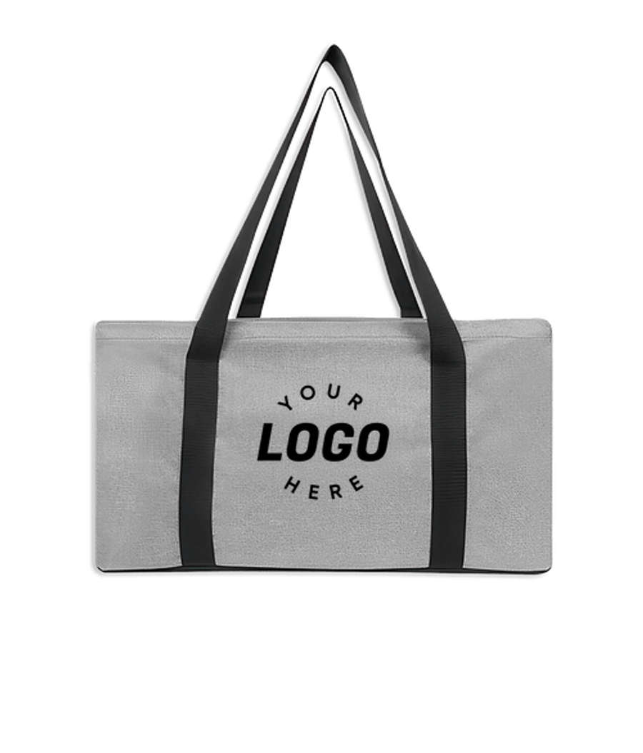 Hamilton Heathered Trunk Organizer Tote Bag in Gray with Black