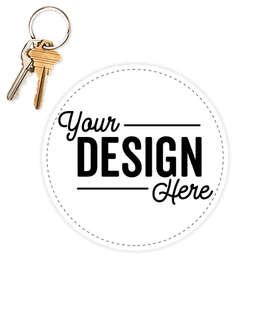 5.5 in. Circle Car Magnet - Color: White