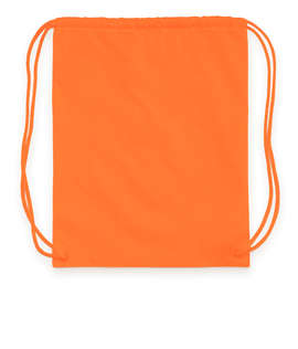 Multicolor Drawstring Bag - Color: Orange