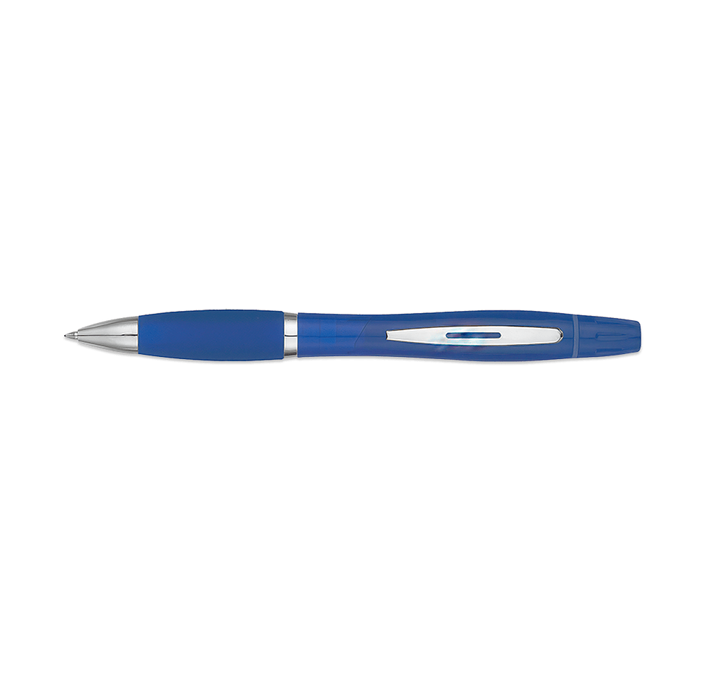 Twin-Write Antimicrobial Highlighter and Ballpoint Pen (black ink)-default