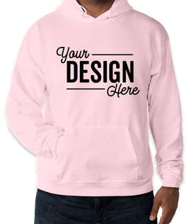 Hanes EcoSmart 50/50 Pullover Hoodie - Color: Pale Pink