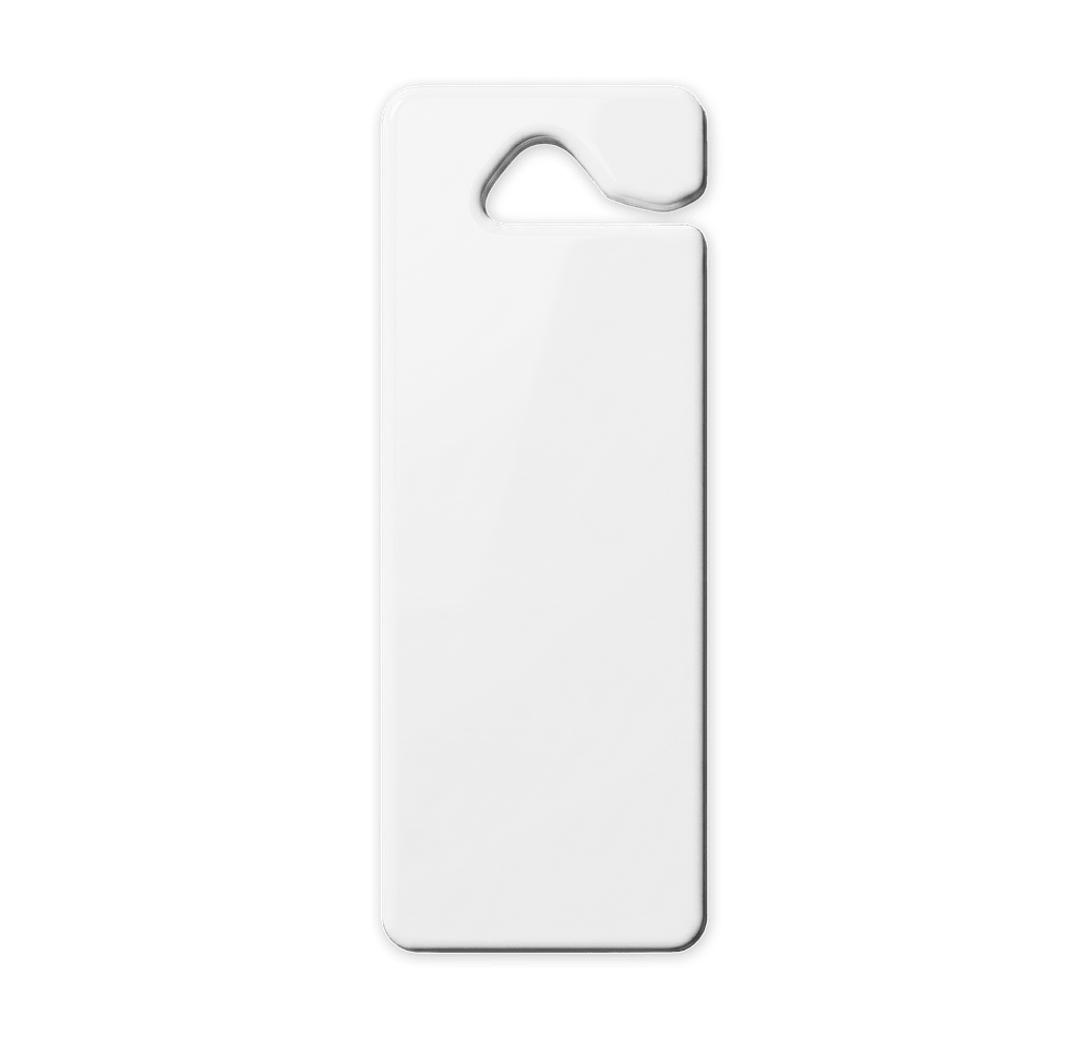 Full Color 3.38" x 9" Giant Parking Permit Mirror Hang Tag-default
