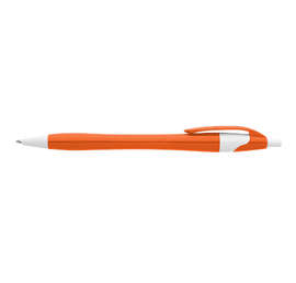 Dart Colored Barrel Pen (blue ink) - Color: Orange