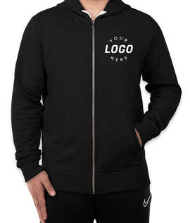 District Re-Fleece Zip Hoodie - Color: Black