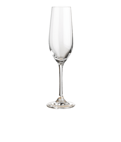 Laser Etched 8 oz. Burlington Champagne Flute in Clear