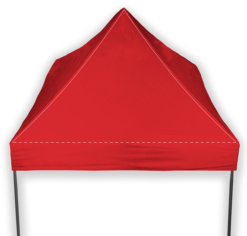 Full Color 10' Standard Canopy Tent - 1 Imprint Location-default