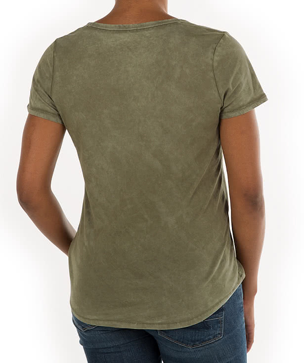 GAP Ladies Vintage Wash V-Neck with Pocket