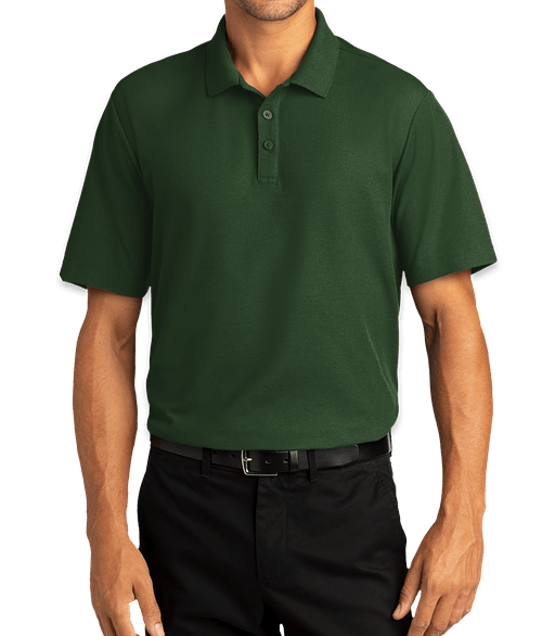 Port Authority SuperPro React Polo - Printed in Dark Green