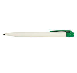 iProtect Antibacterial Pen (black ink) - Color: White / Green