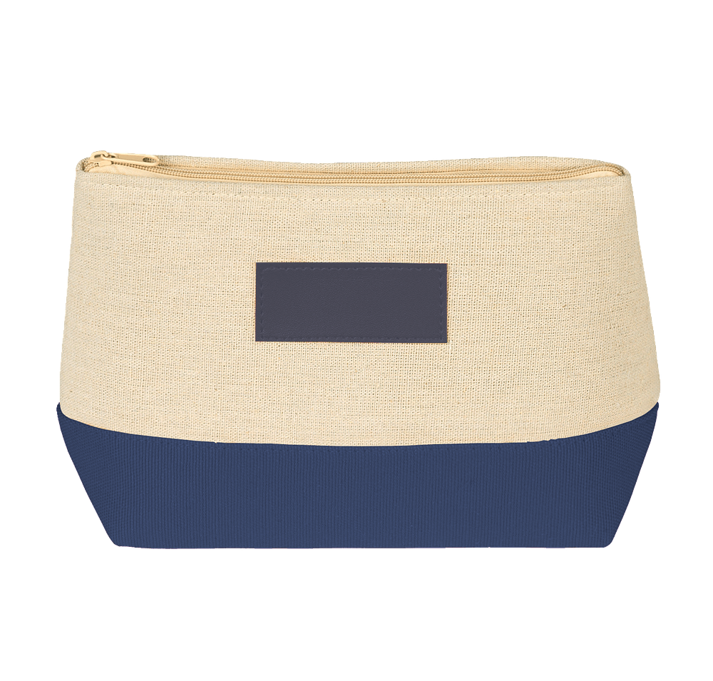 Zippered Pouch with Color Accent-default