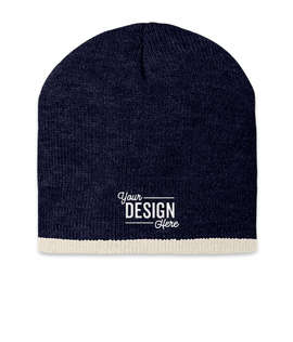 Port & Company Acrylic Beanie - Color: Navy / Natural