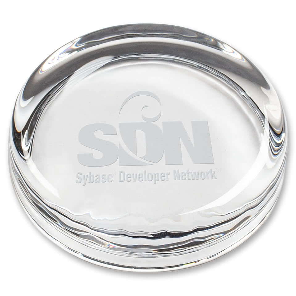 Francine Round 3.5" Paperweight