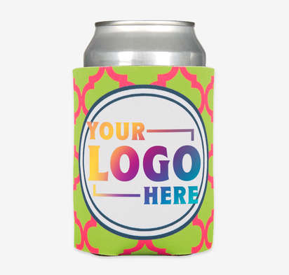 Full Color Moroccan Tile Foldable Can Cooler-default
