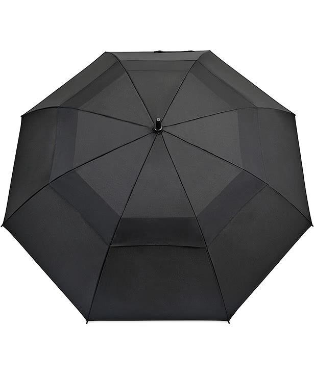 Full Color Elements 60" Arc Recycled Auto Open Double Canopy Golf Umbrella