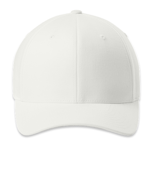 Flexfit V-Flexfit Cotton Twill Baseball Hat in White