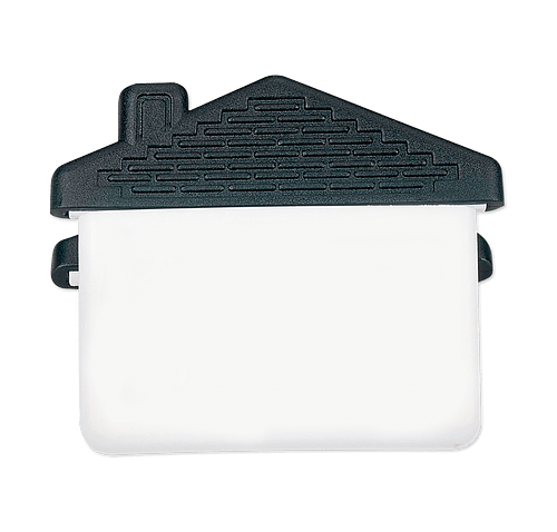 Full Color House Magnetic Memo Clip in White