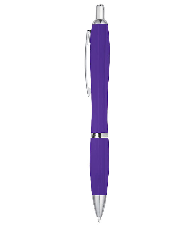Satin Antimicrobial Ballpoint Pen (black ink)