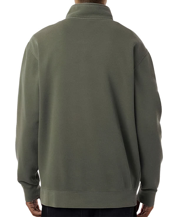 Independent Trading Pigment-Dyed Quarter Zip Pullover