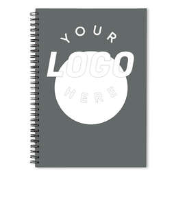 Circle JournalBooks ® Spiral Notebook - Color: Dark Gray