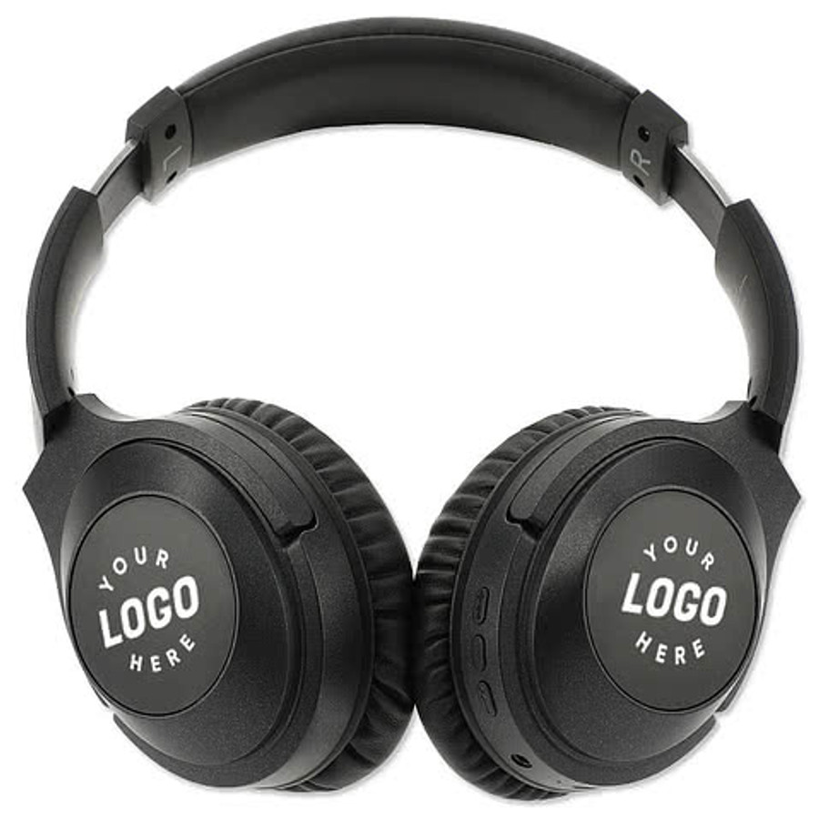 Hush Active Noise Cancelling Bluetooth Headphones in Black