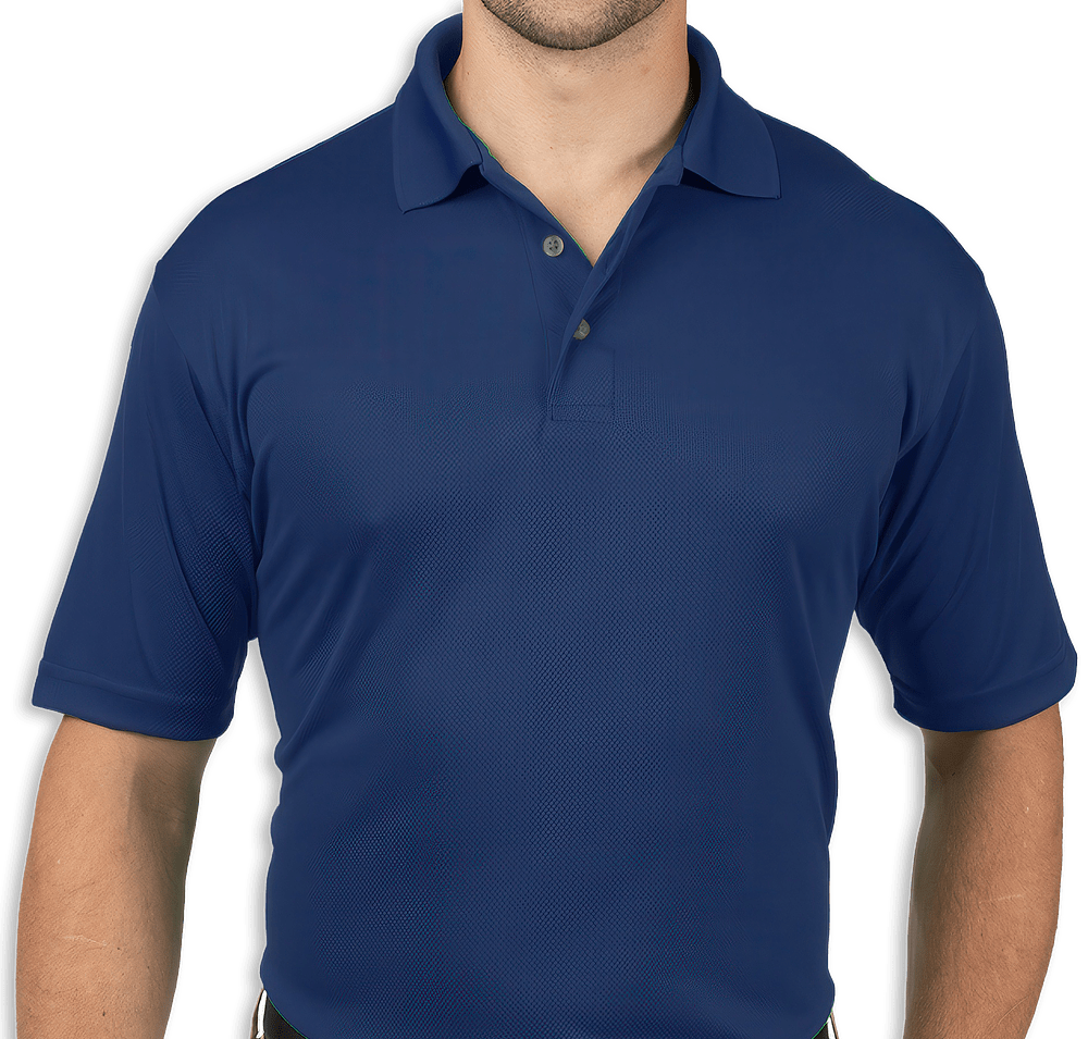 Blue Generation Tall BLU-X-DRI Textured Mesh Performance Polo-default