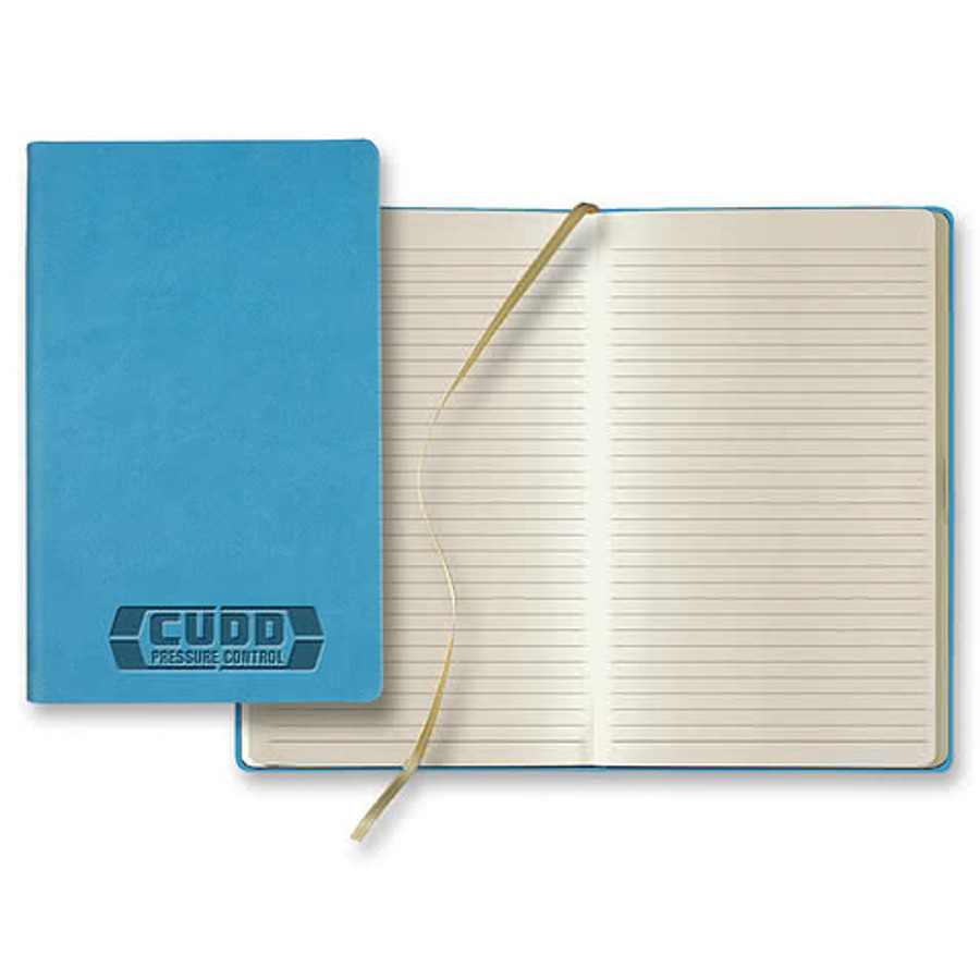 Castelli Debossed Tucson Slim Medio Lined Hard Cover Notebook