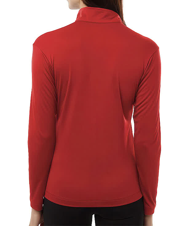 AllPro Women's Pro-Lock UPF 50 Quarter Zip Performance Shirt - Printed