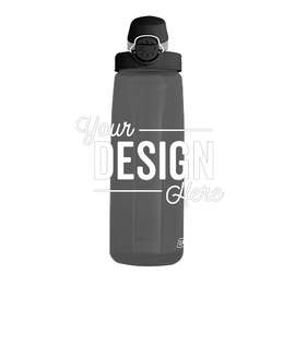 24 oz. Nalgene Tritan On-The-Fly Water Bottle - Color: Charcoal / Black