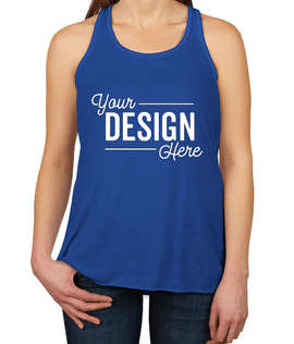 Canada - Bella + Canvas Women's Flowy Racerback Tank - Color: True Royal