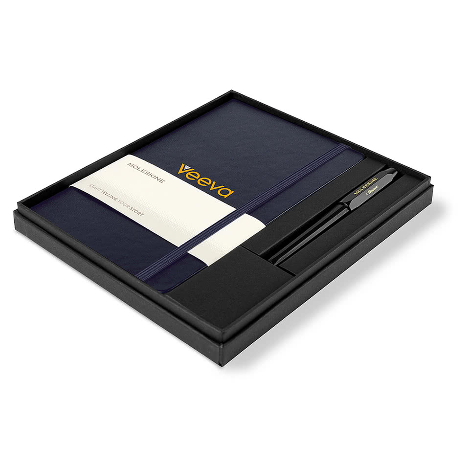 Moleskine Hard Cover Notebook and Kaweco Pen Gift Set