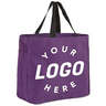 Port Authority Durable Side Pocket Poly Canvas Tote Bag