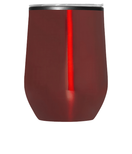 12 oz. Budget Stemless Tumbler With Lid in RED