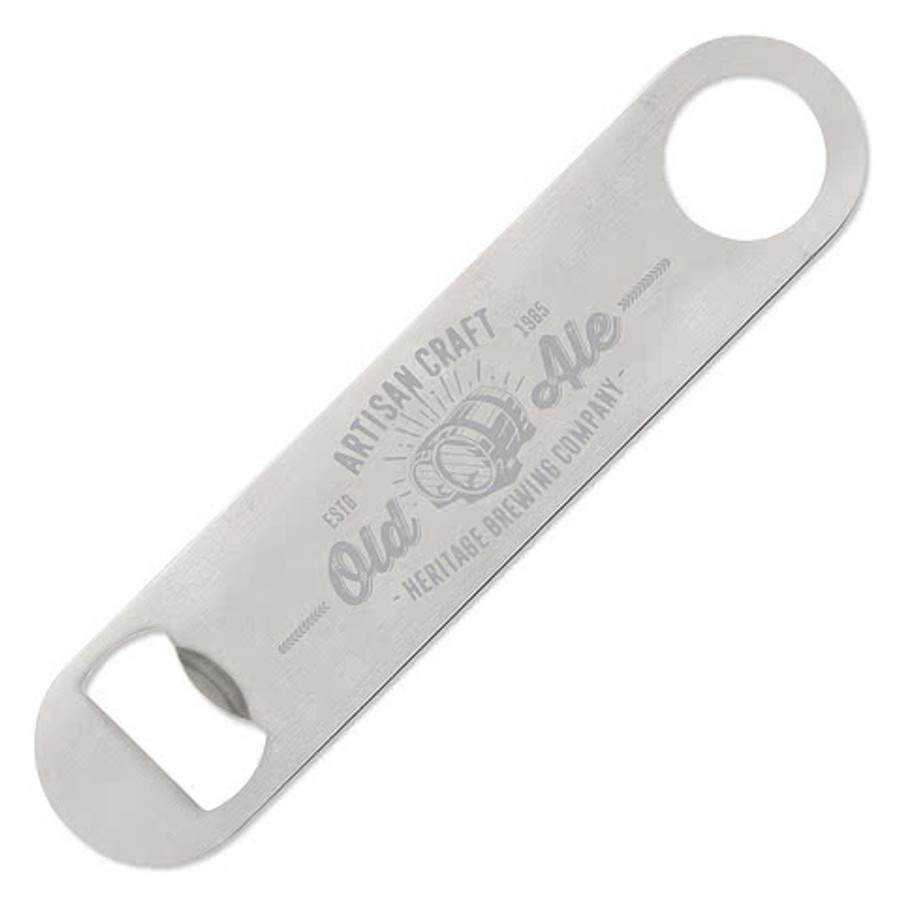 Classic Paddle Bottle Opener in Silver
