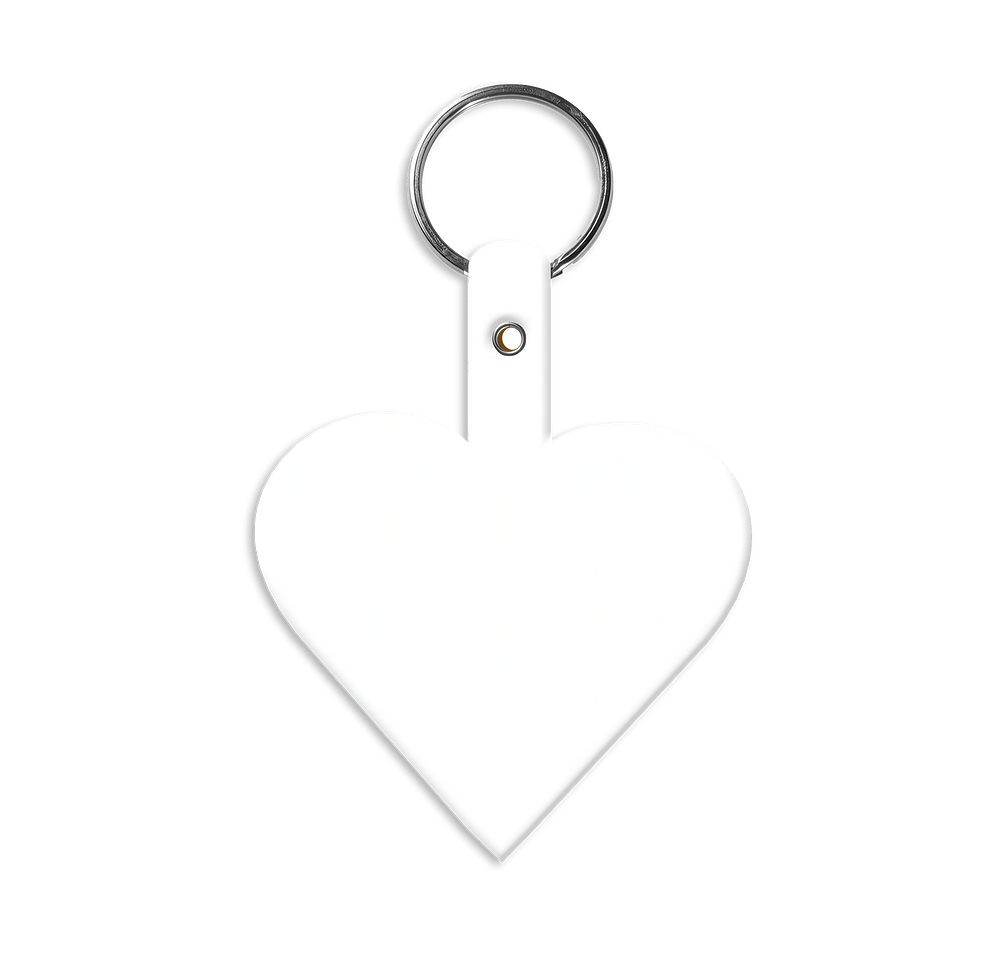 Heart Shaped Flexible Keychain-default