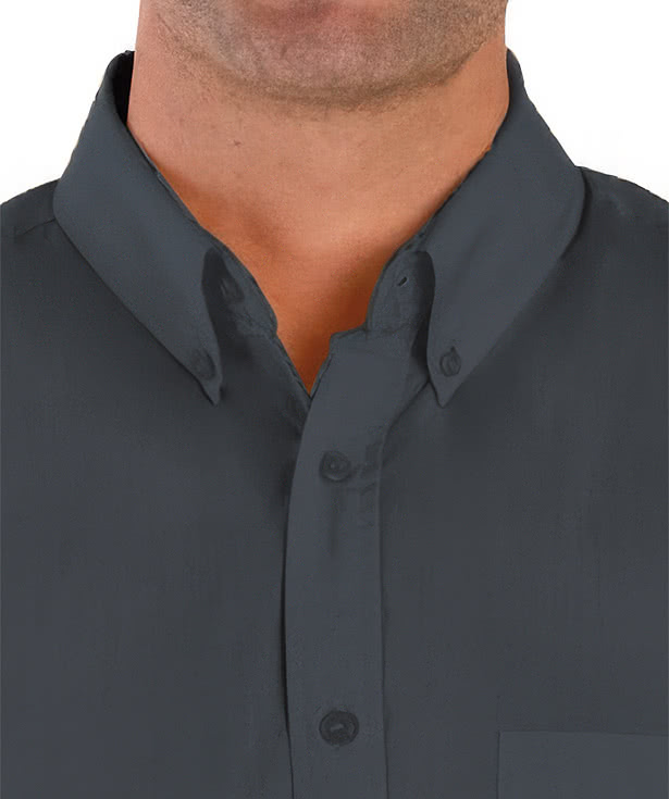 Blue Generation Value Short Sleeve Poplin Dress Shirt - Embroidered