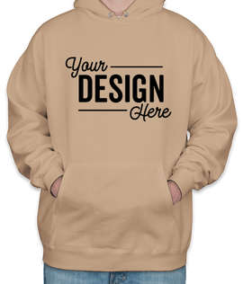 Hanes Ultimate Cotton Heavyweight Pullover Hoodie - Color: Pebble