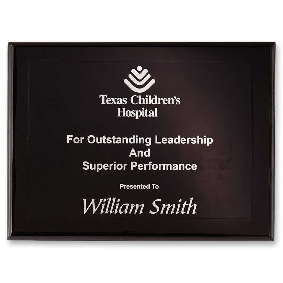 Onyx Medium Plaque Award