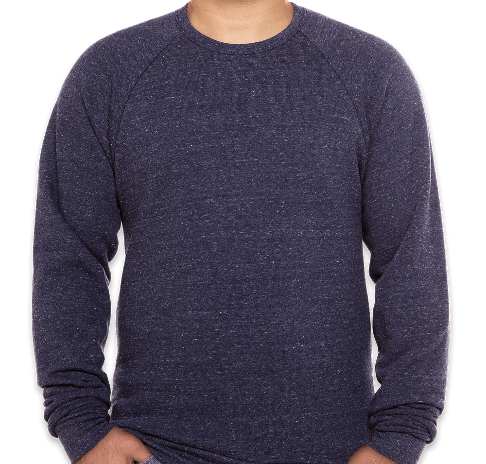 Royal Apparel USA-Made Tri-Blend Crewneck Sweatshirt-default