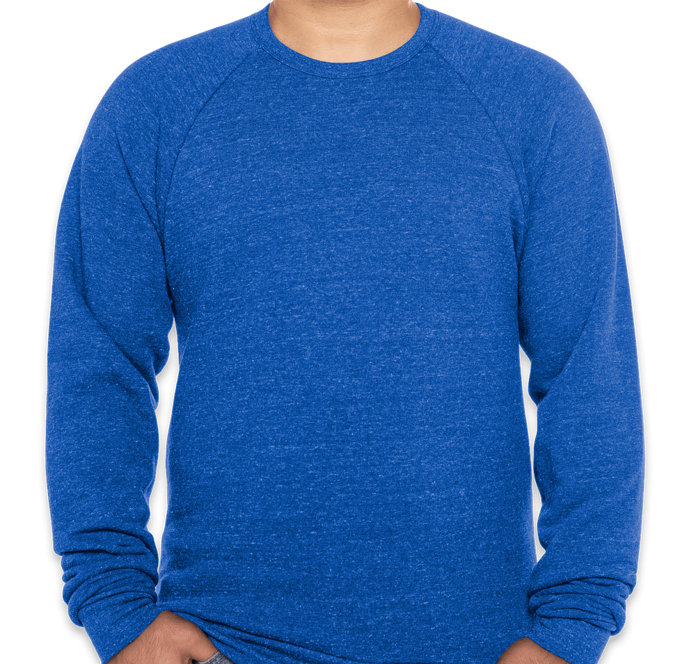Royal Apparel USA-Made Tri-Blend Crewneck Sweatshirt-default