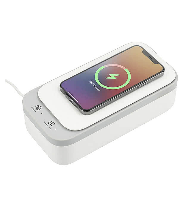 Ultrasonic Cleaner Wireless Charging UV Sanitizer