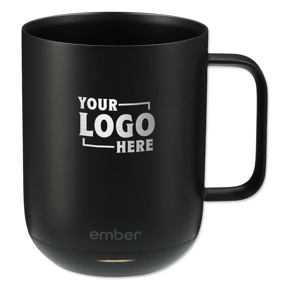 Custom Ember Laser Engraved 10 oz. Stainless Steel Temperature