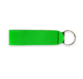 Neoprene Wrist Strap Keychain - Color: Lime